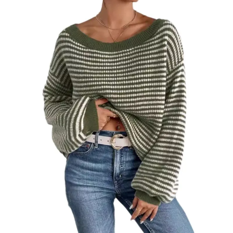 Damestrui Gebreid met Off-Shoulder Halslijn Lizzy