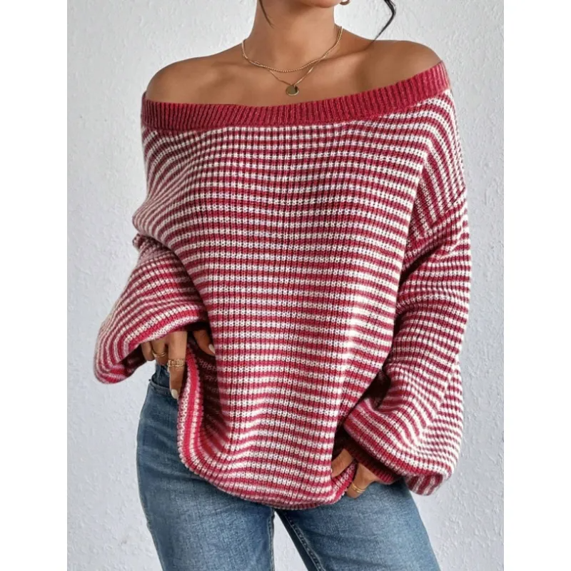 Damestrui Gebreid met Off-Shoulder Halslijn Lizzy