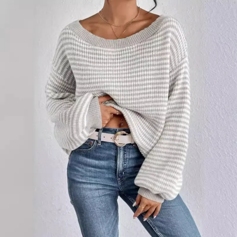 Damestrui Gebreid met Off-Shoulder Halslijn Lizzy