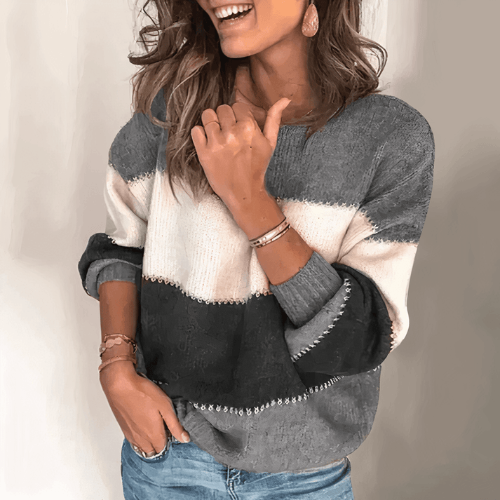 Damestrui Gestreept met Losse Fit en Casual Look Lizzy