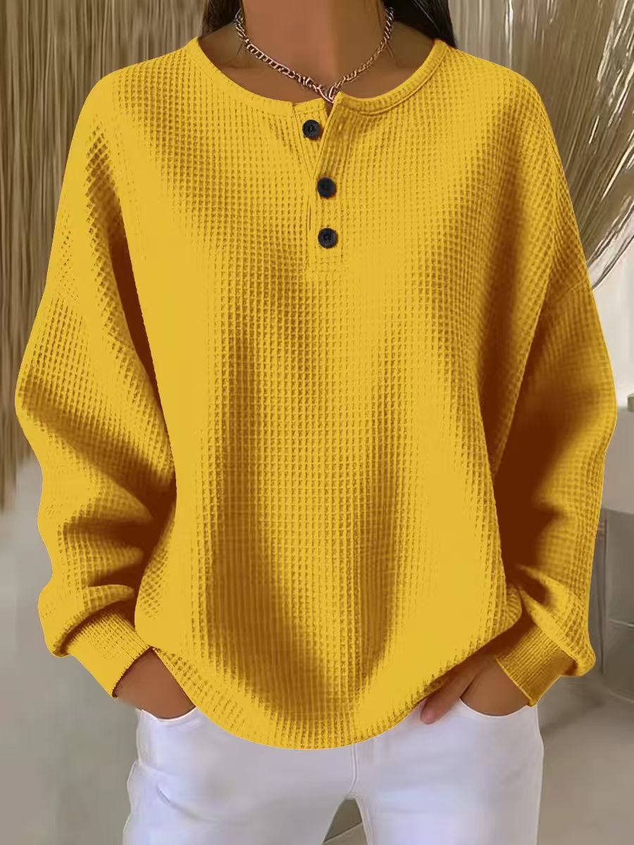 Dames Oversized Trui met Ronde Hals
