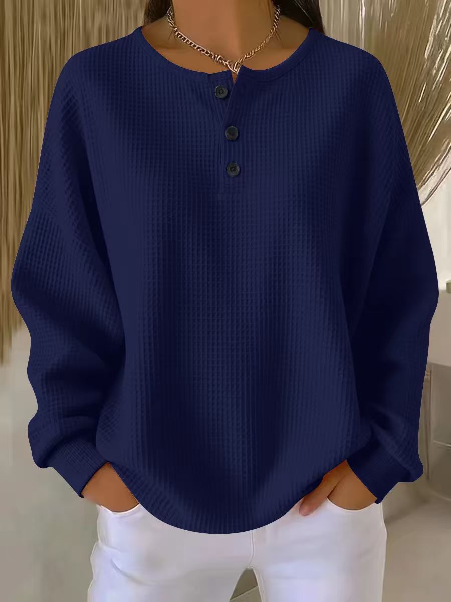 Dames Oversized Trui met Ronde Hals