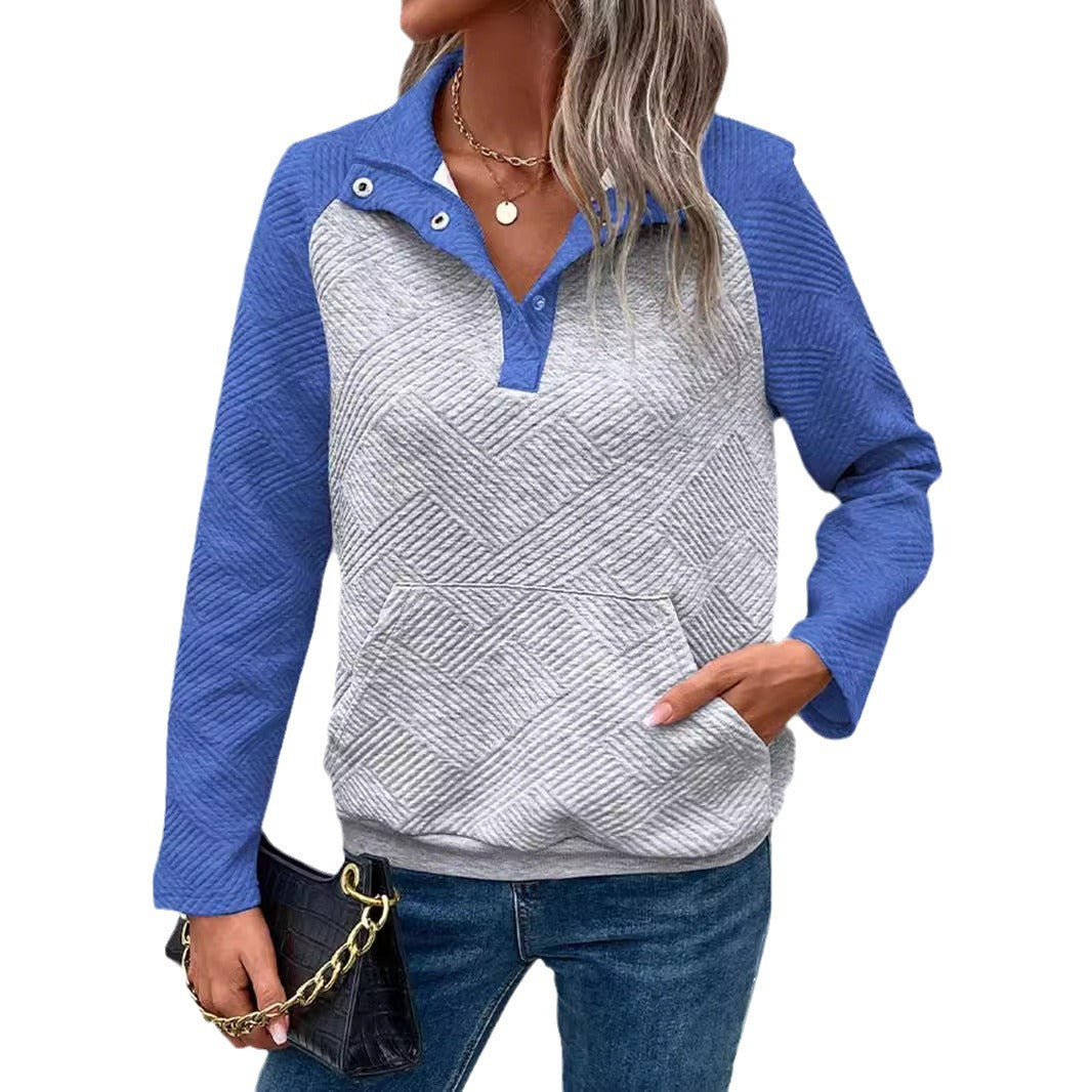 Dames Sweater met Halve Rits