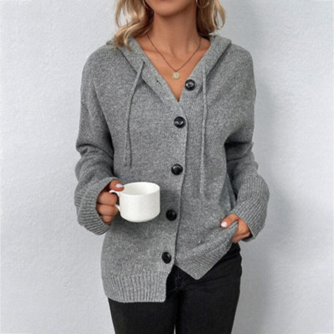 Dames Lang Vest met Capuchon