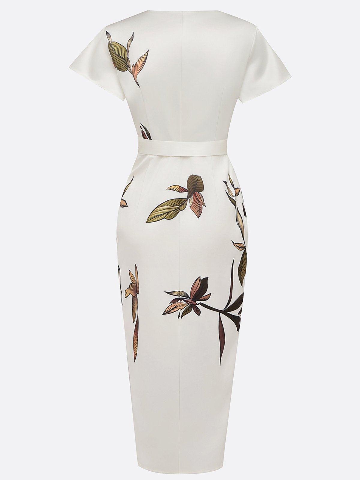 Dameswikkeljurk met Bloemenprint en Flatterend Silhouet Lizzy
