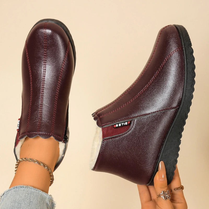 Dames Gevoerde Comfortschoenen met Zachte Zool