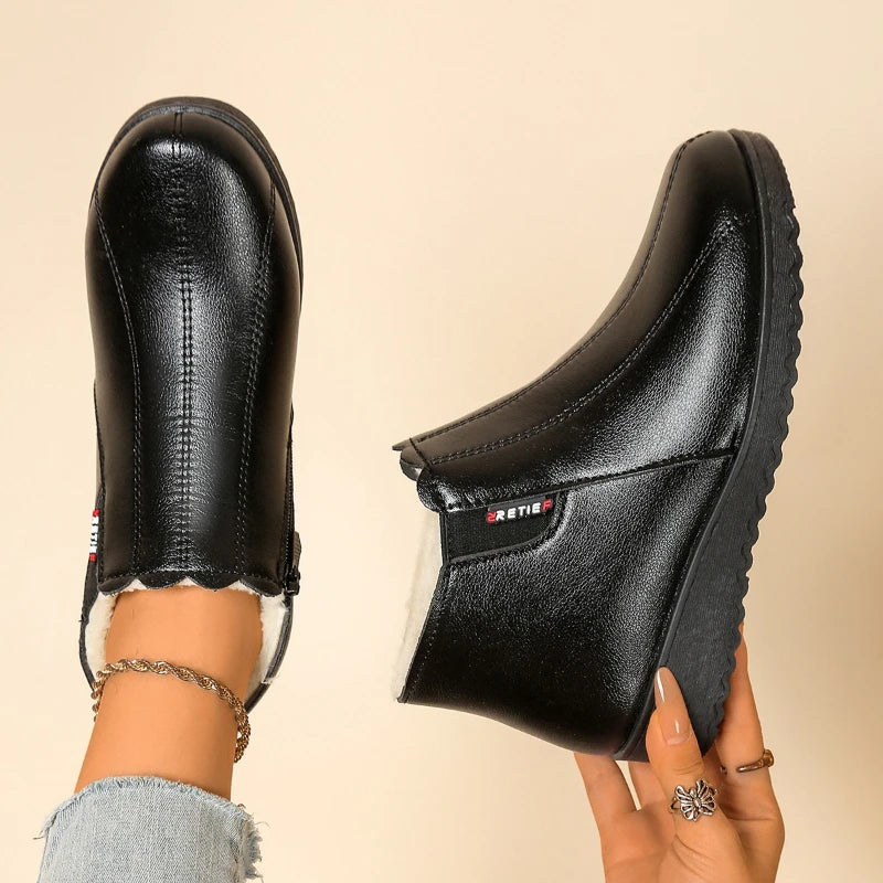 Dames Gevoerde Comfortschoenen met Zachte Zool