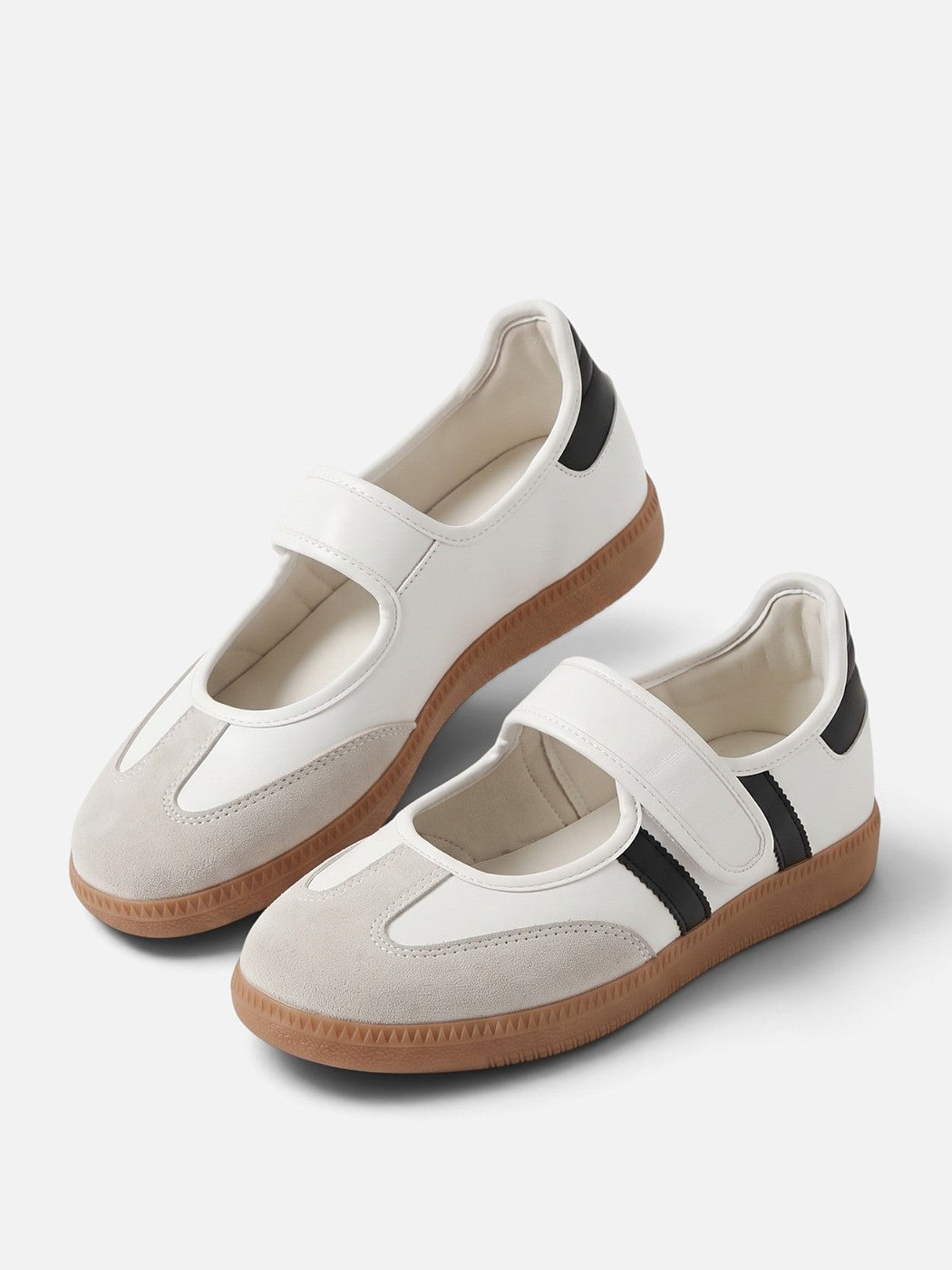 Dames Mary Jane Sneakers met Klittenband