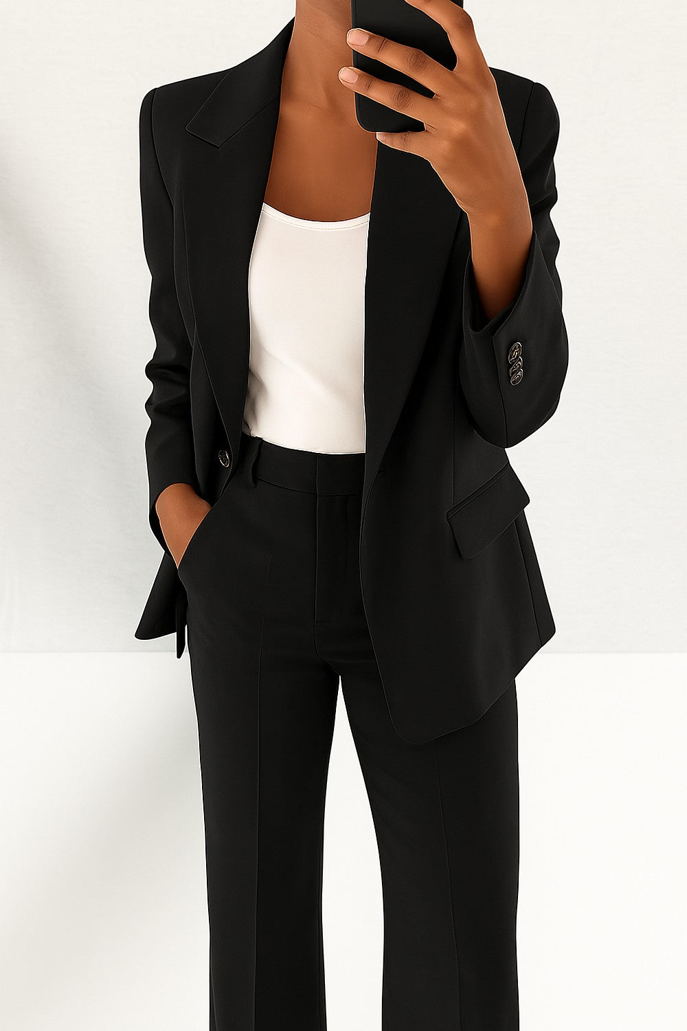 Dames Tweedelig Broekpak met Blazer