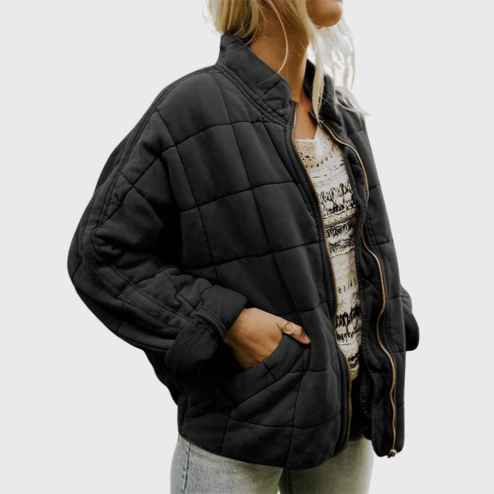 Dames Gewatteerde Oversized Jas