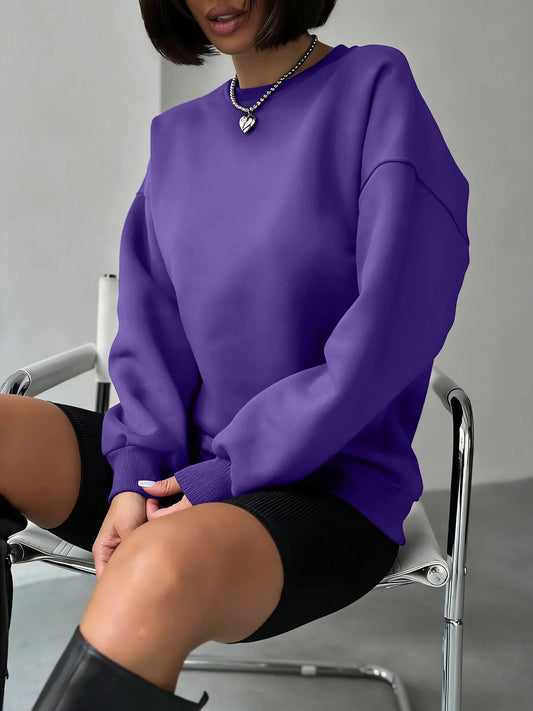 Dames Losse Sweater met Ribboorden