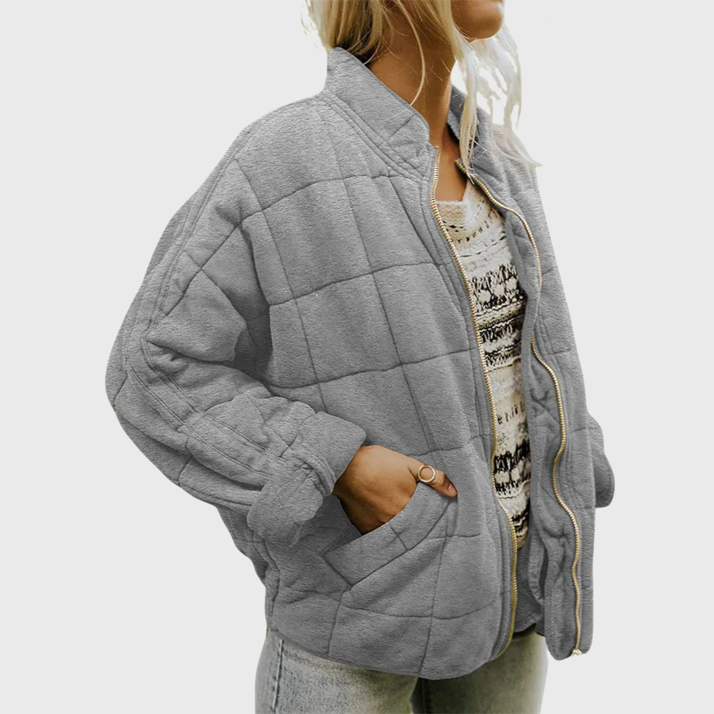 Dames Gewatteerde Oversized Jas