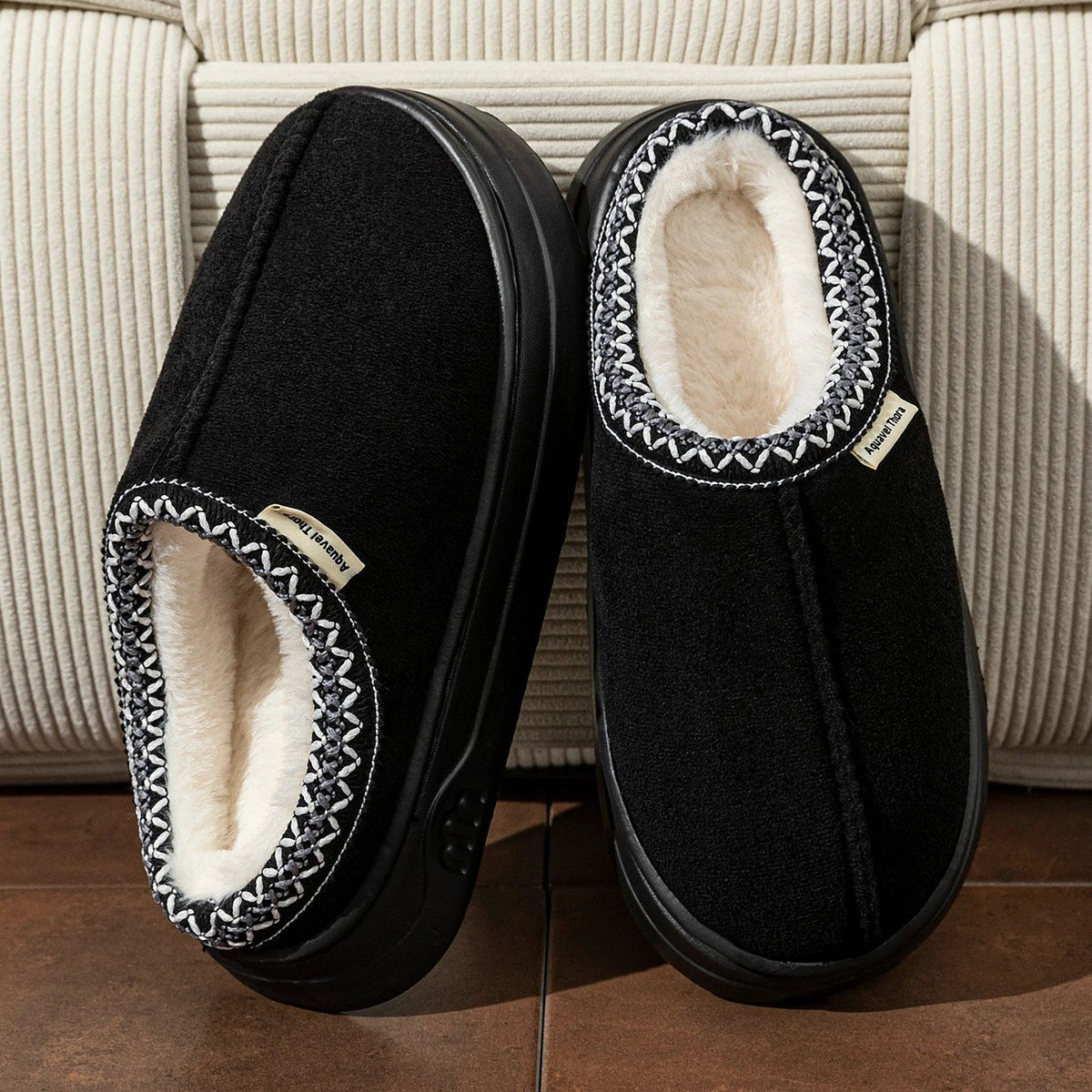 Damessloffen Pantoffelboots met Plateauzool Antislip