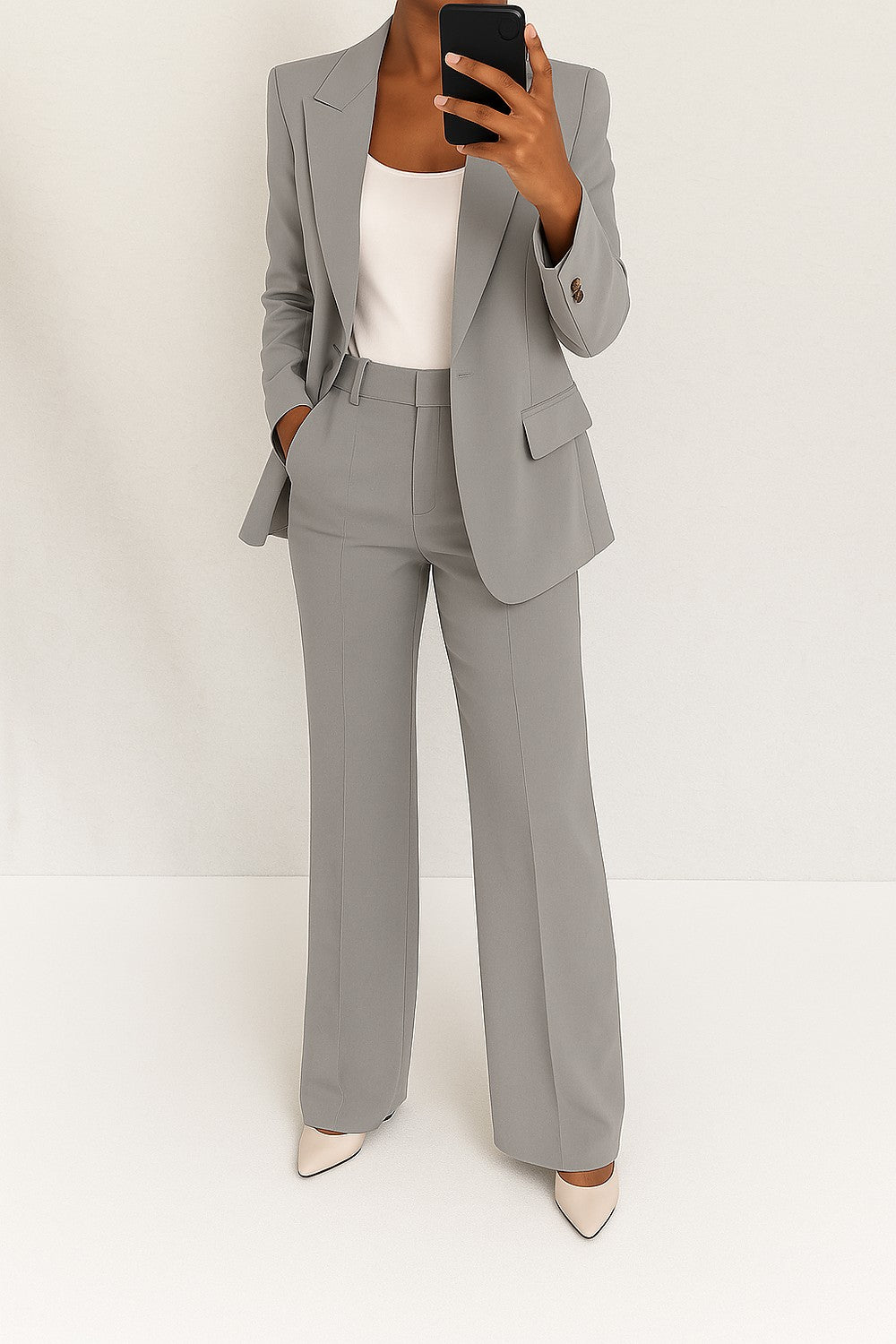 Dames Tweedelig Broekpak met Blazer