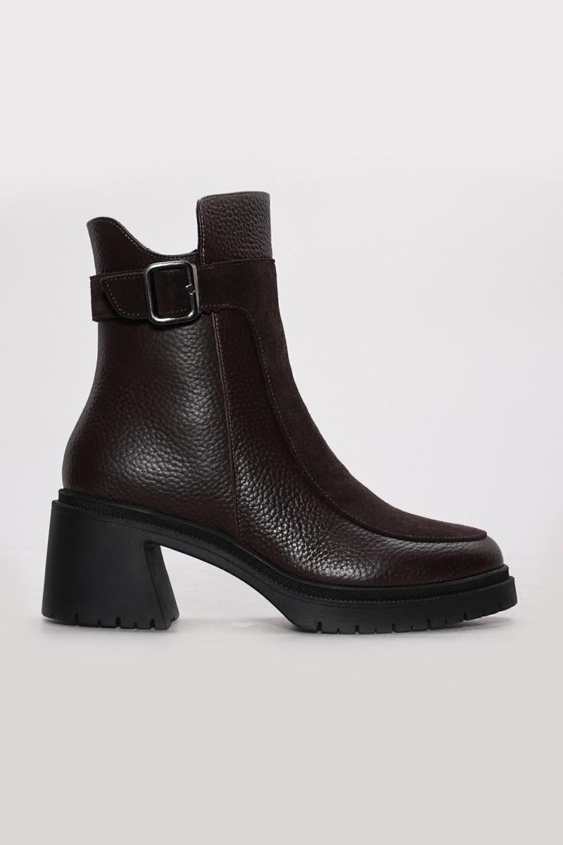 Dames Gevoerde Boots met Gesp