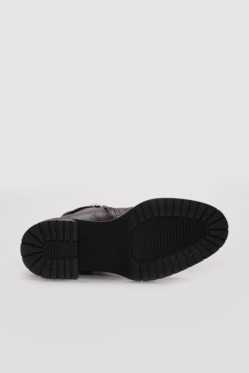 Dames Gevoerde Boots met Gesp