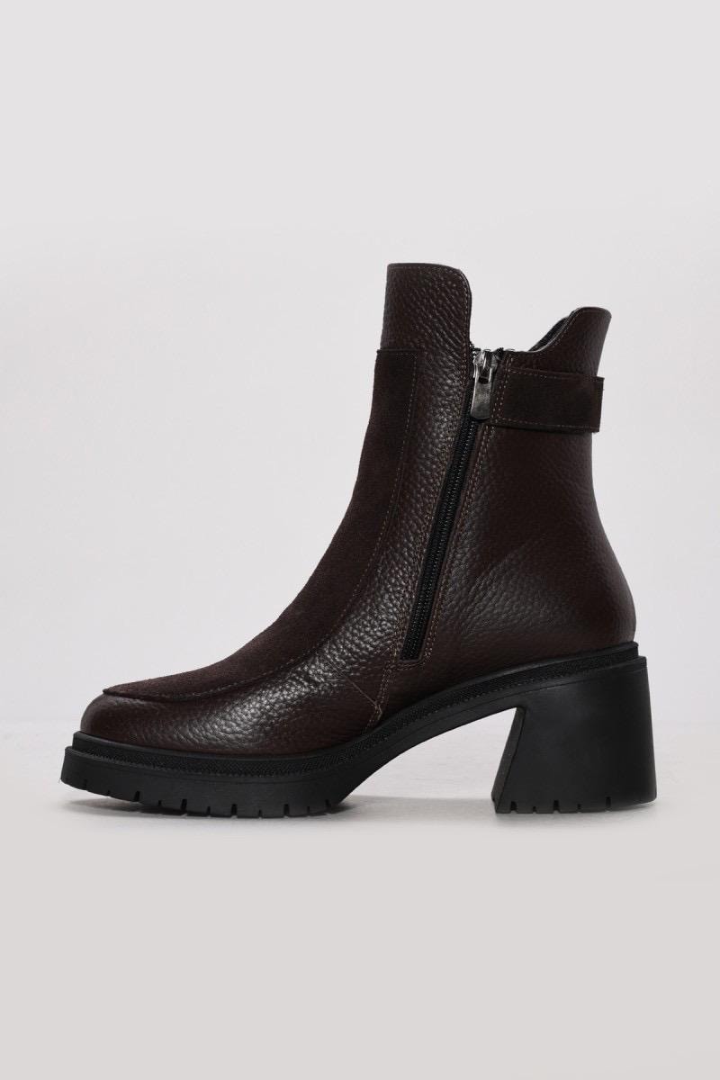 Dames Gevoerde Boots met Gesp