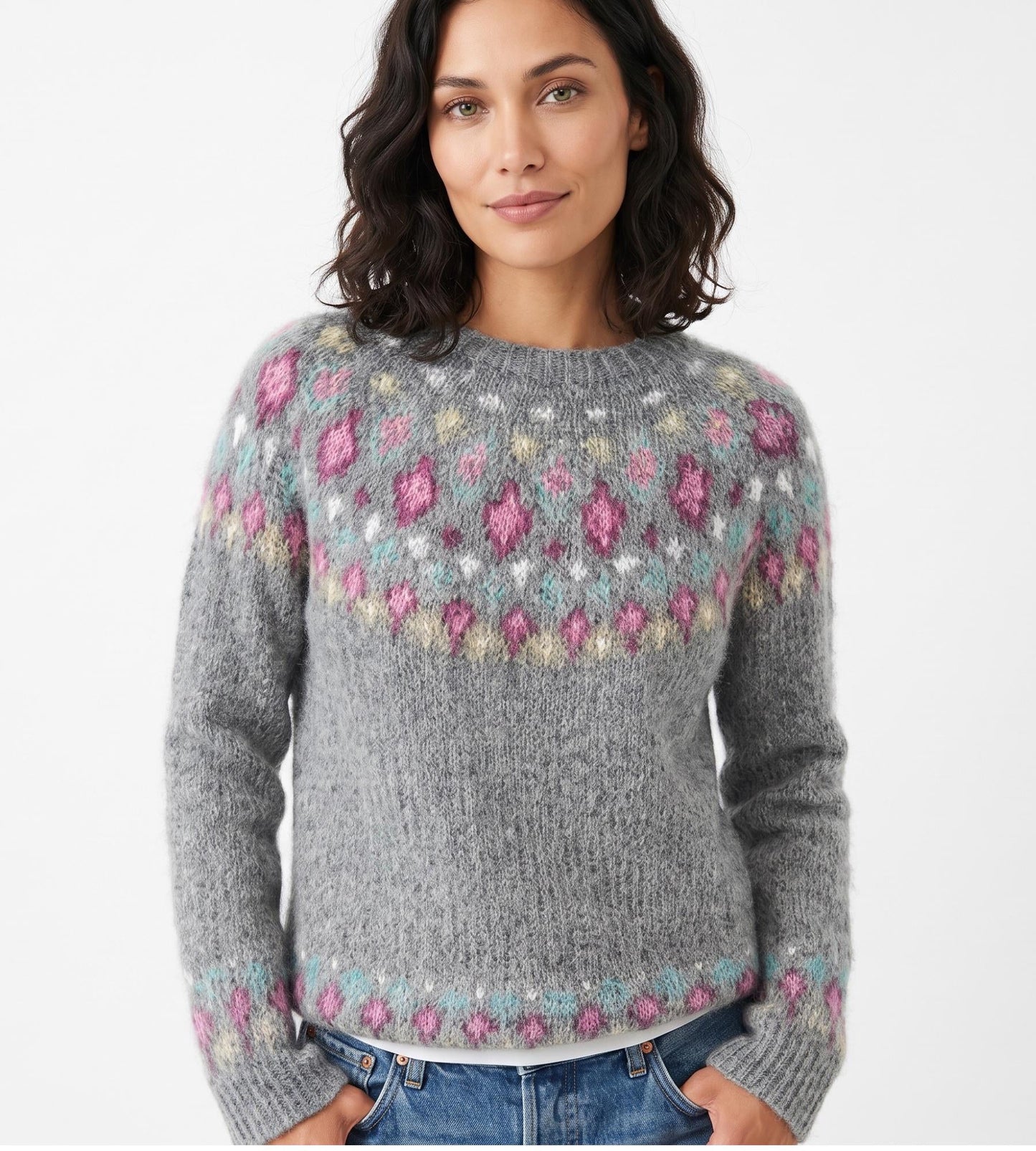 Dames Skitrui met Fair Isle Motief