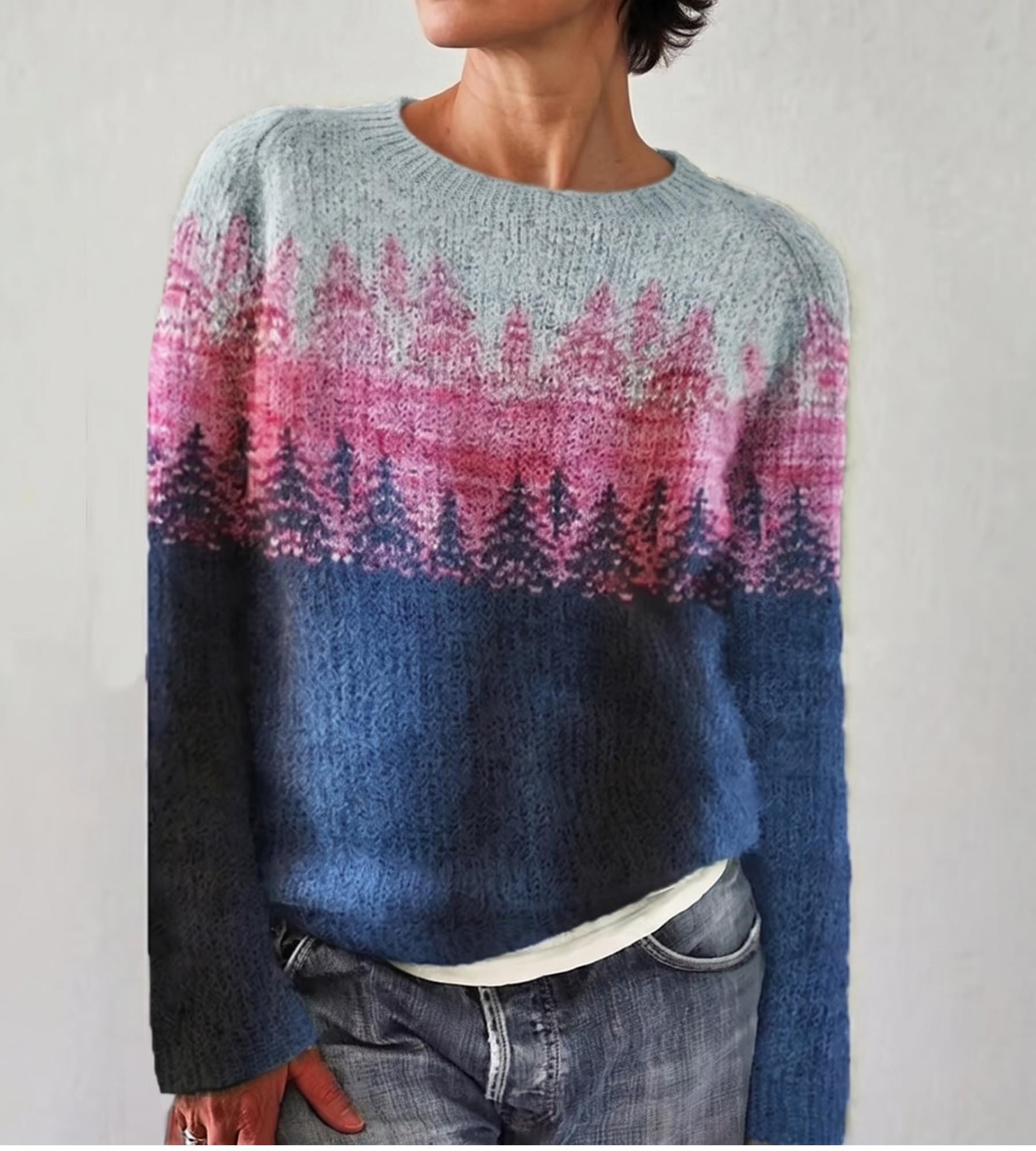 Dames Skitrui met Fair Isle Motief